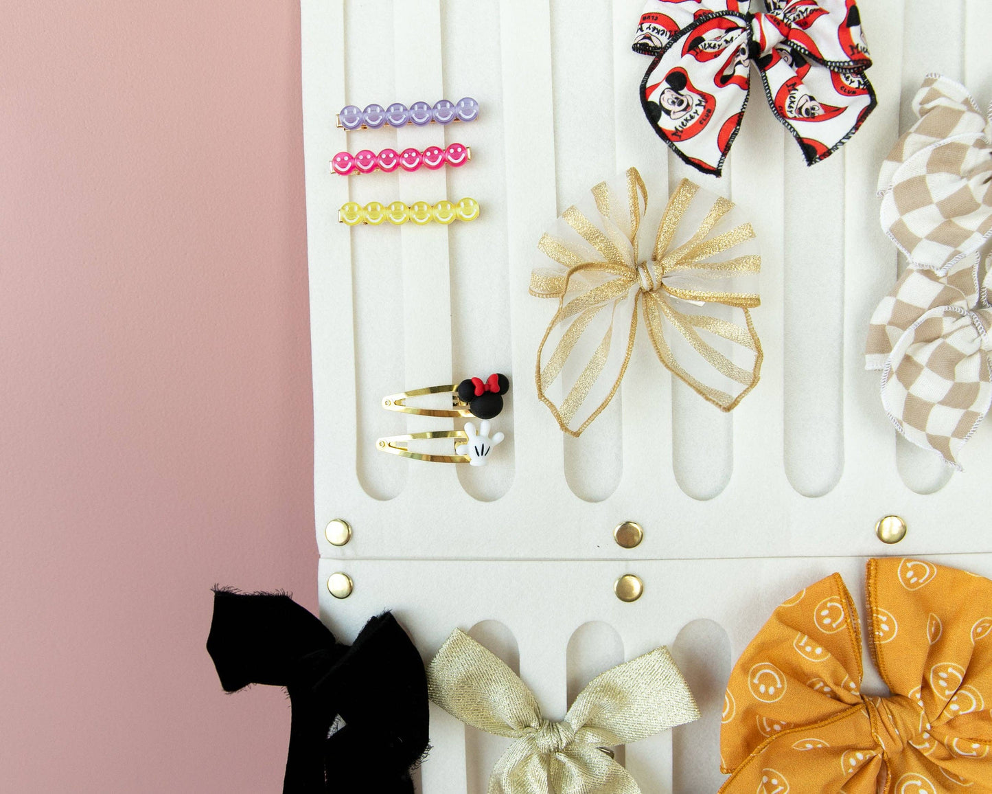 Modern Piggy - Modern Piggy Felt Bow Organizer