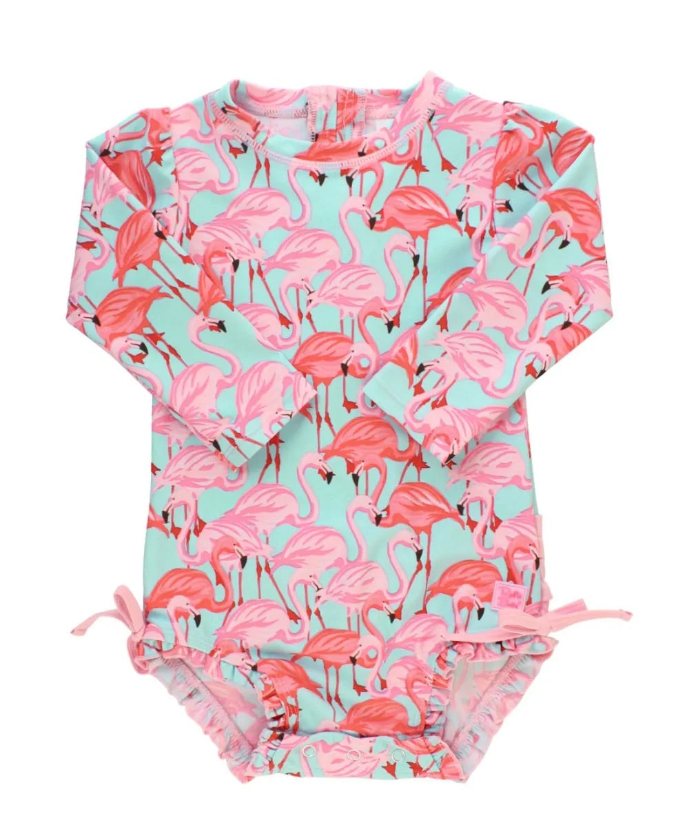 Fab Flamingo One Piece Rash Guard