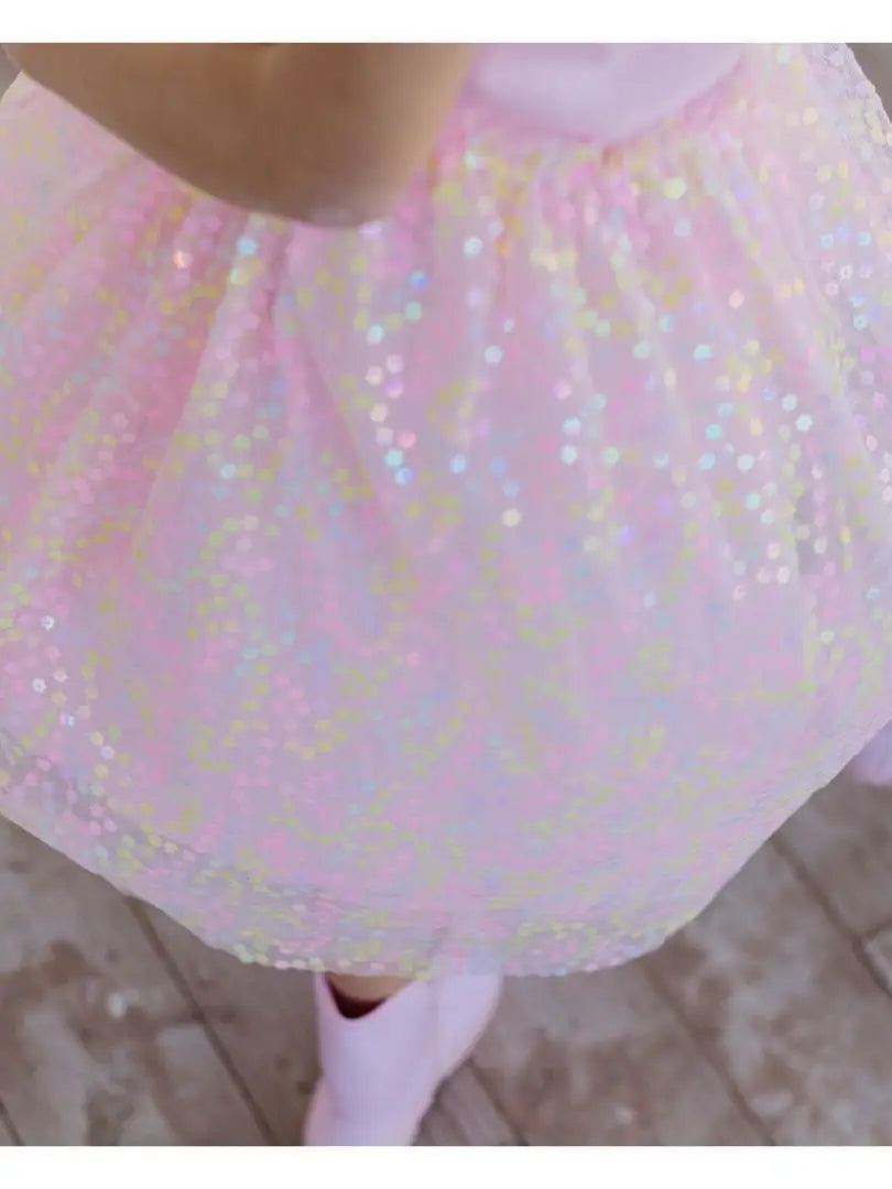 Pink Confetti Flower Dress