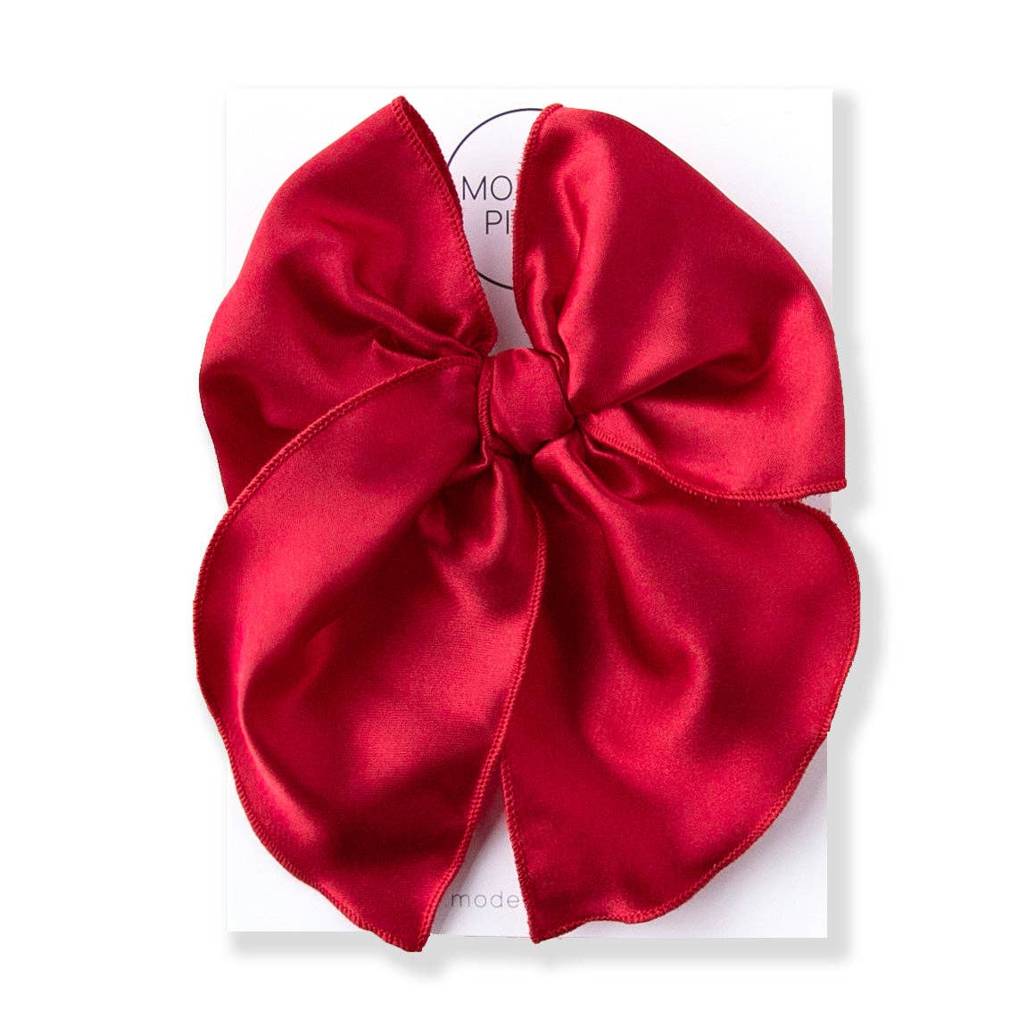 Modern Piggy - Poinsettia | Party Bow