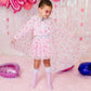 Glitter Heart Tutu - Dress Up Skirt - Kids Valentine's Day
