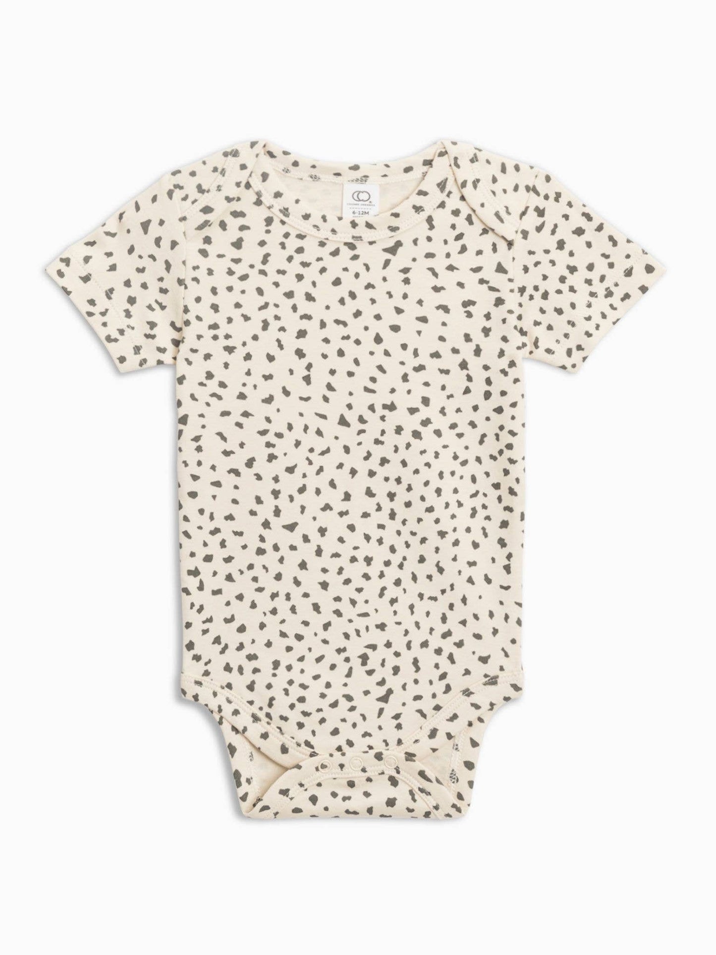 Colored Organics - Afton Bodysuit - Cheetah / Pewter